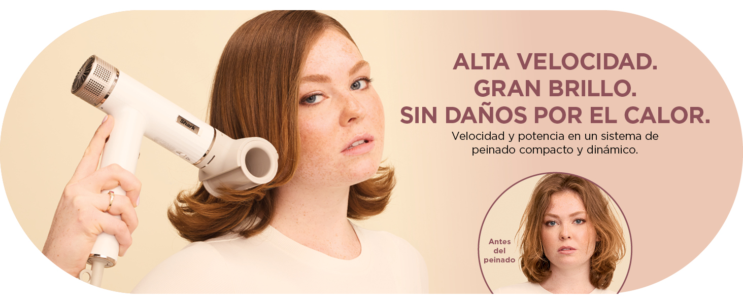 Accesorios Secadores de pelo Shark SpeedStyle: cepillo de acabado antifrizz* RapidGloss